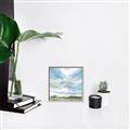 Picture of Cloudy sky landscape _GroupedProduct_Square_Canvas_Framed_