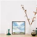 Picture of Cloudy sky landscape _GroupedProduct_Square_Canvas_Framed_