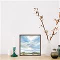Picture of Cloudy sky landscape _GroupedProduct_Square_Canvas_Framed_