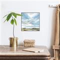 Picture of Cloudy sky landscape _GroupedProduct_Square_Canvas_Framed_