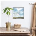 Picture of Cloudy sky landscape _GroupedProduct_Square_Canvas_Framed_