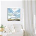 Picture of Cloudy sky landscape _GroupedProduct_Square_Canvas_Framed_