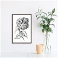 Picture of Flowers and leaves II _GroupedProduct_Rectangle_Portrait_Canvas_Framed_