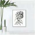 Picture of Flowers and leaves II _GroupedProduct_Rectangle_Portrait_Canvas_Framed_