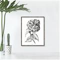 Picture of Flowers and leaves II _GroupedProduct_Rectangle_Portrait_Canvas_Framed_