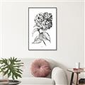 Picture of Flowers and leaves II _GroupedProduct_Rectangle_Portrait_Canvas_Framed_