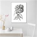Picture of Flowers and leaves II _GroupedProduct_Rectangle_Portrait_Canvas_Framed_