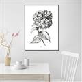 Picture of Flowers and leaves II _GroupedProduct_Rectangle_Portrait_Canvas_Framed_