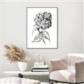 Picture of Flowers and leaves II _GroupedProduct_Rectangle_Portrait_Canvas_Framed_