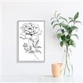 Picture of Flowers and leaves (Foil) _GroupedProduct_Rectangle_Portrait_Canvas_Framed_