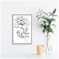 Picture of Flowers and leaves (Foil) _GroupedProduct_Rectangle_Portrait_Canvas_Framed_