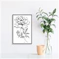 Picture of Flowers and leaves (Foil) _GroupedProduct_Rectangle_Portrait_Canvas_Framed_