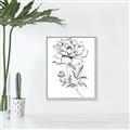 Picture of Flowers and leaves (Foil) _GroupedProduct_Rectangle_Portrait_Canvas_Framed_