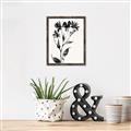 Picture of Black flower II (Ink border black ) _GroupedProduct_Rectangle_Portrait_Canvas_Framed_