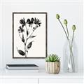 Picture of Black flower II (Ink border black ) _GroupedProduct_Rectangle_Portrait_Canvas_Framed_