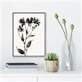 Picture of Black flower II (Ink border black ) _GroupedProduct_Rectangle_Portrait_Canvas_Framed_