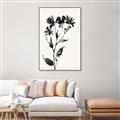 Picture of Black flower II (Ink border black ) _GroupedProduct_Rectangle_Portrait_Canvas_Framed_