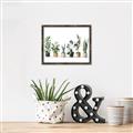 Picture of Pots with plants _GroupedProduct_Rectangle_Landscape_Canvas_Framed_
