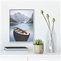 Picture of Day on the Lake _GroupedProduct_Rectangle_Portrait_Photography _GroupedProduct_Rectangle_Portrait_Canvas_Framed_