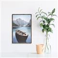 Picture of Day on the Lake _GroupedProduct_Rectangle_Portrait_Photography _GroupedProduct_Rectangle_Portrait_Canvas_Framed_
