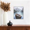 Picture of Day on the Lake _GroupedProduct_Rectangle_Portrait_Photography _GroupedProduct_Rectangle_Portrait_Canvas_Framed_