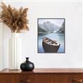 Picture of Day on the Lake _GroupedProduct_Rectangle_Portrait_Photography _GroupedProduct_Rectangle_Portrait_Canvas_Framed_
