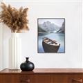 Picture of Day on the Lake _GroupedProduct_Rectangle_Portrait_Photography _GroupedProduct_Rectangle_Portrait_Canvas_Framed_