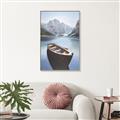 Picture of Day on the Lake _GroupedProduct_Rectangle_Portrait_Photography _GroupedProduct_Rectangle_Portrait_Canvas_Framed_
