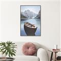 Picture of Day on the Lake _GroupedProduct_Rectangle_Portrait_Photography _GroupedProduct_Rectangle_Portrait_Canvas_Framed_
