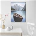 Picture of Day on the Lake _GroupedProduct_Rectangle_Portrait_Photography _GroupedProduct_Rectangle_Portrait_Canvas_Framed_
