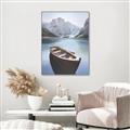 Picture of Day on the Lake _GroupedProduct_Rectangle_Portrait_Photography _GroupedProduct_Rectangle_Portrait_Canvas_Framed_