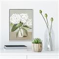 Picture of White Hydranga _GroupedProduct_Rectangle_Portrait_Canvas_Framed_