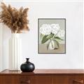 Picture of White Hydranga _GroupedProduct_Rectangle_Portrait_Canvas_Framed_
