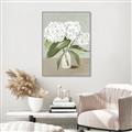Picture of White Hydranga _GroupedProduct_Rectangle_Portrait_Canvas_Framed_