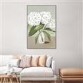 Picture of White Hydranga _GroupedProduct_Rectangle_Portrait_Canvas_Framed_