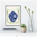 Picture of Blue vase I  _GroupedProduct_Rectangle_Portrait_Canvas_Framed_