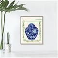 Picture of Blue vase I  _GroupedProduct_Rectangle_Portrait_Canvas_Framed_