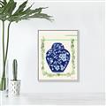 Picture of Blue vase I  _GroupedProduct_Rectangle_Portrait_Canvas_Framed_