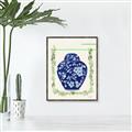 Picture of Blue vase I  _GroupedProduct_Rectangle_Portrait_Canvas_Framed_