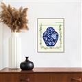 Picture of Blue vase I  _GroupedProduct_Rectangle_Portrait_Canvas_Framed_