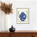 Picture of Blue vase I  _GroupedProduct_Rectangle_Portrait_Canvas_Framed_
