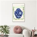 Picture of Blue vase I  _GroupedProduct_Rectangle_Portrait_Canvas_Framed_