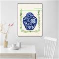 Picture of Blue vase I  _GroupedProduct_Rectangle_Portrait_Canvas_Framed_