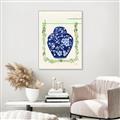 Picture of Blue vase I  _GroupedProduct_Rectangle_Portrait_Canvas_Framed_