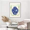Picture of Blue vase I  _GroupedProduct_Rectangle_Portrait_Canvas_Framed_