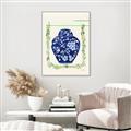 Picture of Blue vase I  _GroupedProduct_Rectangle_Portrait_Canvas_Framed_