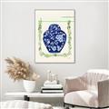 Picture of Blue vase I  _GroupedProduct_Rectangle_Portrait_Canvas_Framed_