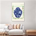 Picture of Blue vase I  _GroupedProduct_Rectangle_Portrait_Canvas_Framed_