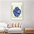 Picture of Blue vase I  _GroupedProduct_Rectangle_Portrait_Canvas_Framed_