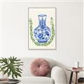 Picture of Blue vase II _GroupedProduct_Rectangle_Portrait_Canvas_Framed_